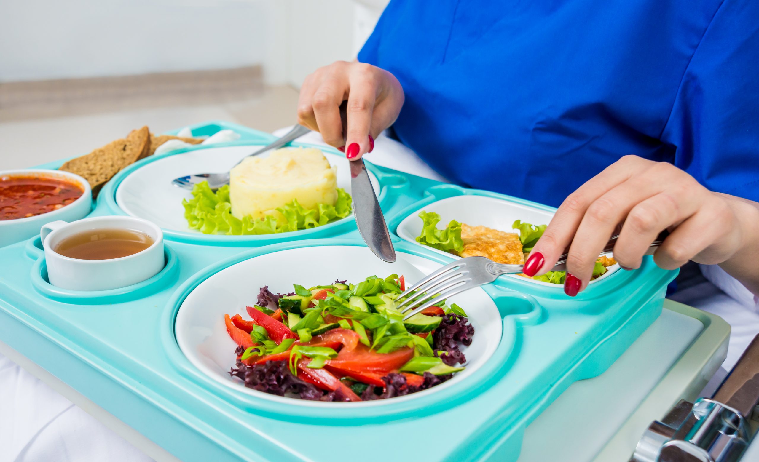 alimentação hospitalar